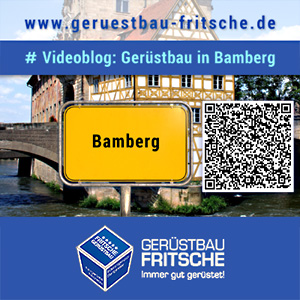 Previewgrafik: Videoblog Einsatzgebiet Bamberg Oberfranken / GERÜSTBAU FRITSCHE GMBH